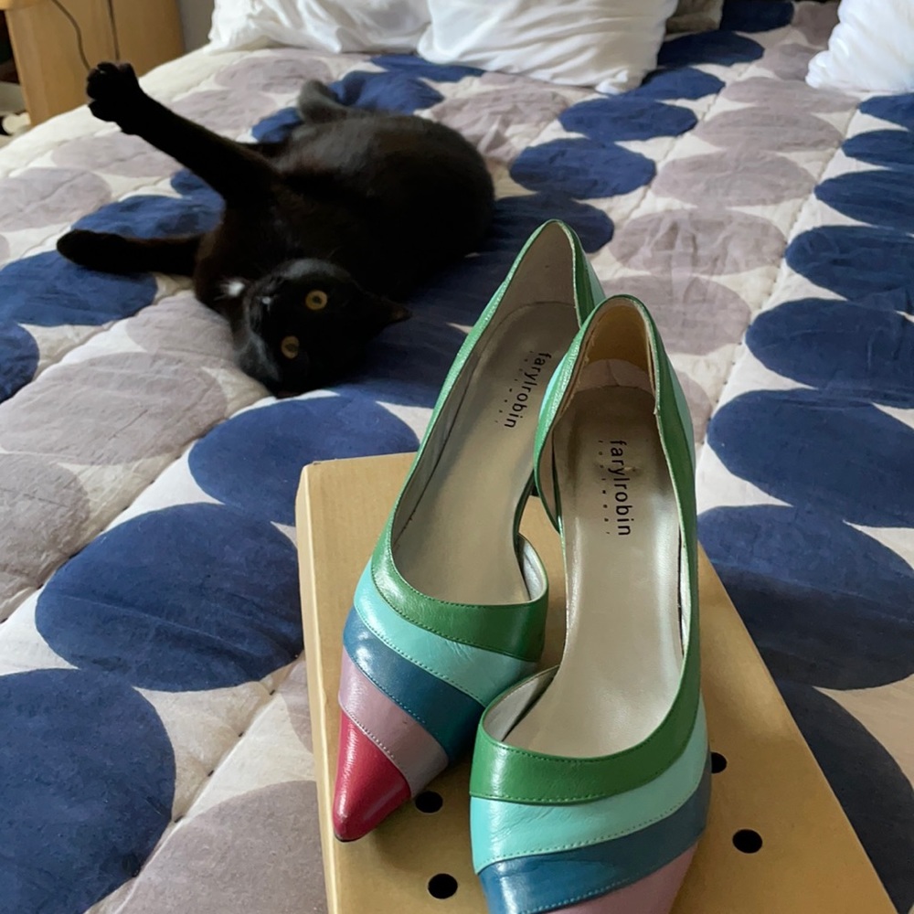 Faryl Robin Rainbow d’orsay pumps